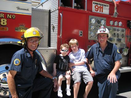 Smokeys Fire Engine made a home visit